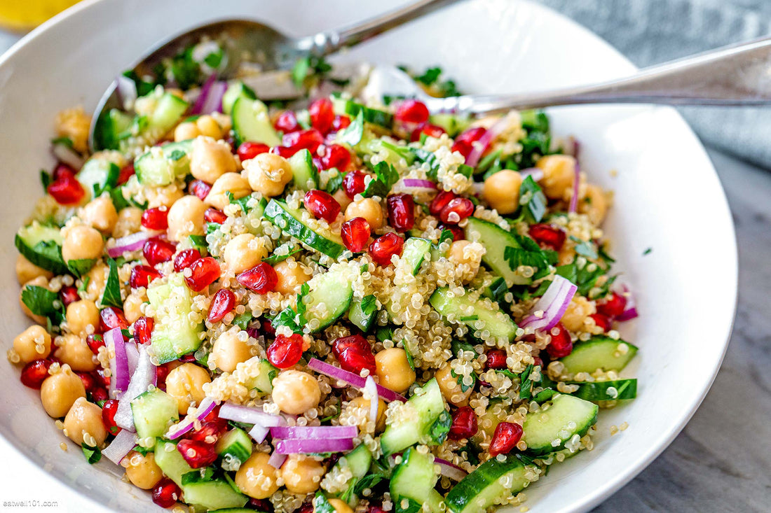 Quinoa and Chickpea Protein Salad