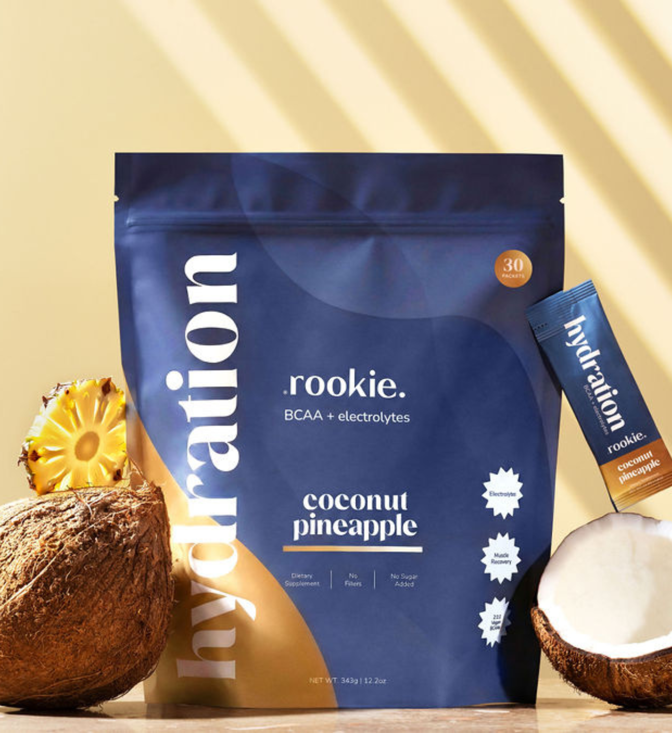 Rookie Wellness Coconut Pineapple Hydration BCAA