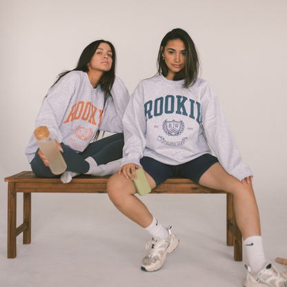 Rookie Wellness | Rookie Varsity Sweatshirt | Crew Soft Sweatshirt