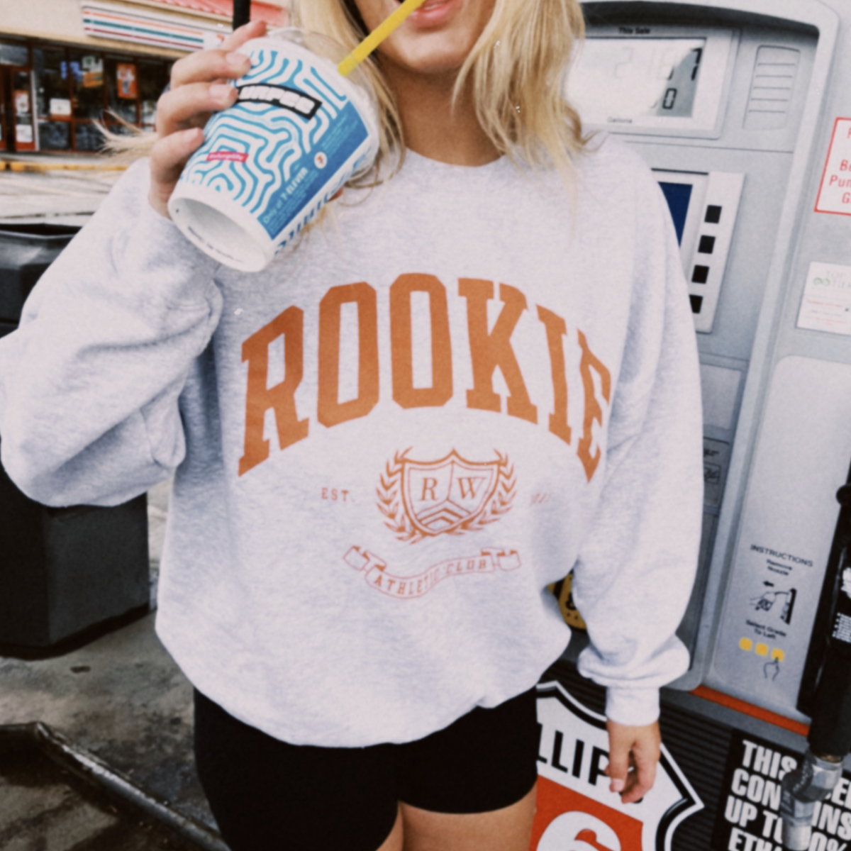 Rookie Wellness | Rookie Varsity Sweatshirt | Crew Soft Sweatshirt